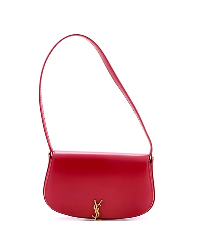 Pre-Owned Saint Laurent Mini Voltaire Shoulder Bag Leather