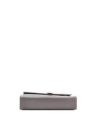 Pre-Owned Saint Laurent Large Classic Monogram Envelope Satchel Matelasse Chevron Leather