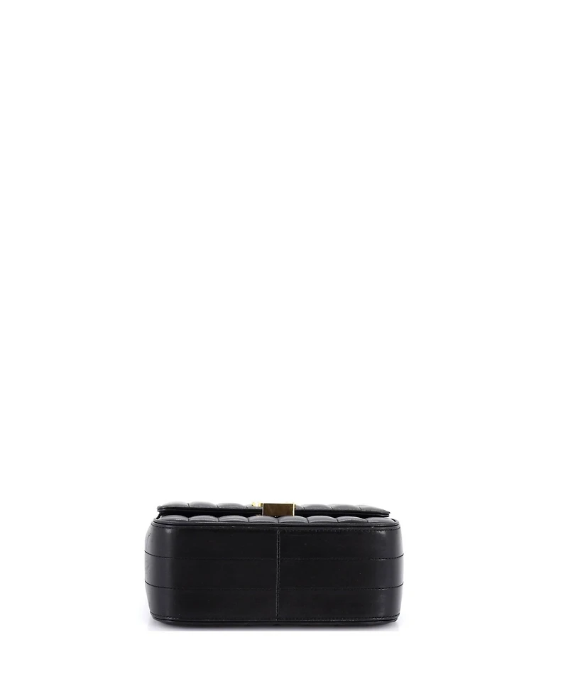 Pre-Owned Saint Laurent Medium Vicky Crossbody Bag Vertical Quilted Leather
