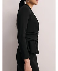 The Fold Women's Belleville Clever Crepe Top