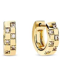Ana Luisa Eden Mini Gold-Plated Gold Huggie Earrings