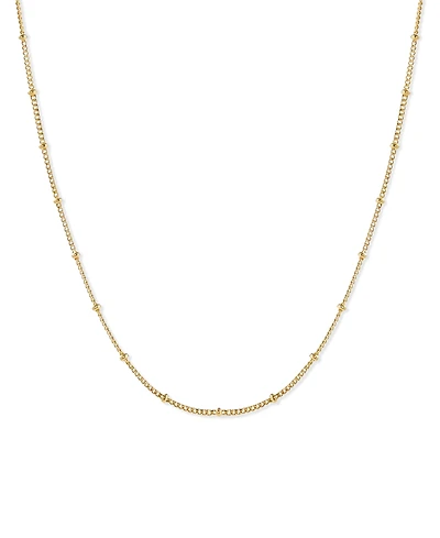 Ana Luisa Ana Gold-Plated Small Ball Chain Necklace
