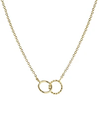 Ana Luisa Sam Gold-Plated Interlocking Circles Necklace