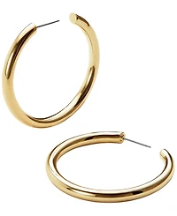 Ana Luisa Tia Medium Gold-Plated Hoop Earrings