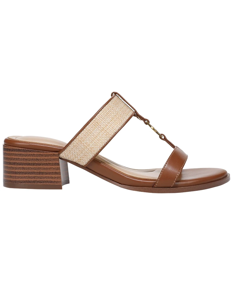Giani Bernini Women's Almond Toe Stacked Heel Sandals, Macy's Exclusive