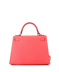 Pre-Owned Hermes Kelly Handbag Epsom with Palladium Hardware
