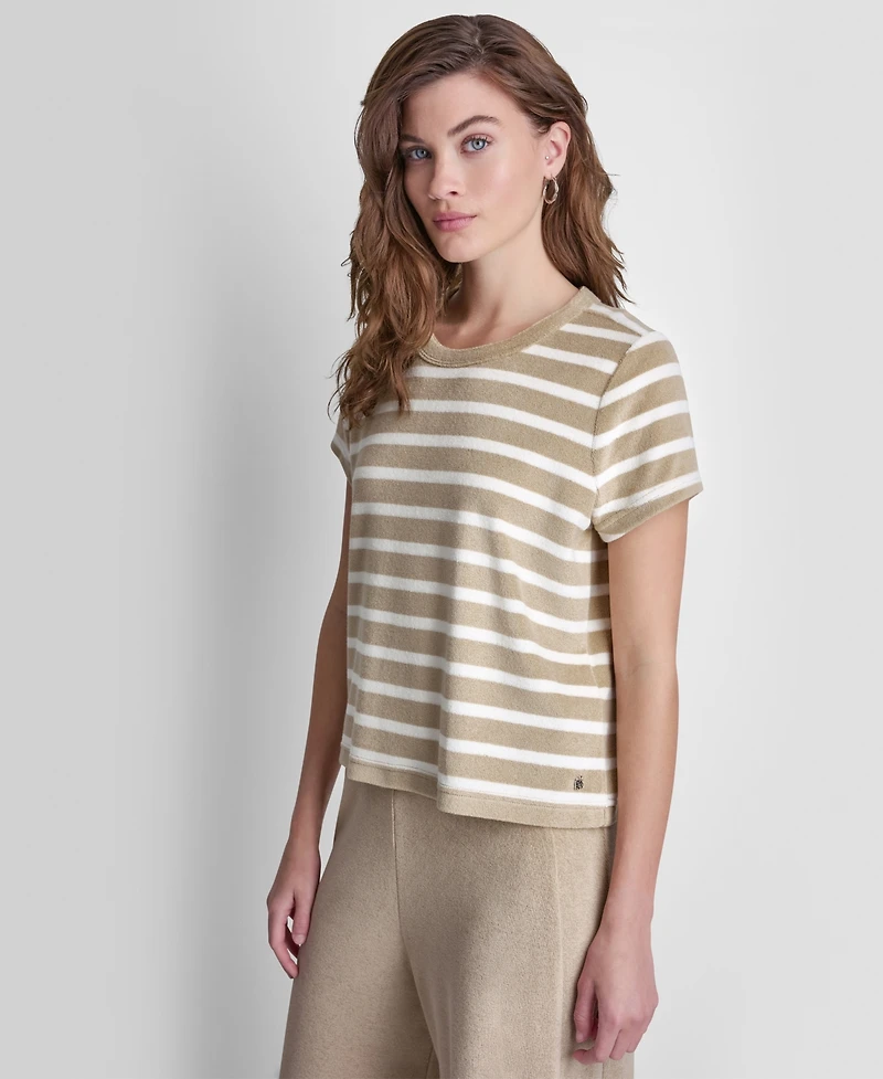 Dkny Jeans Petite Short-Sleeve Crew Neck T-Shirt