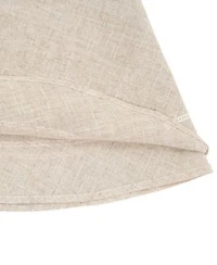 Saro Lifestyle Timeless Solid Linen Blend Tablecloth