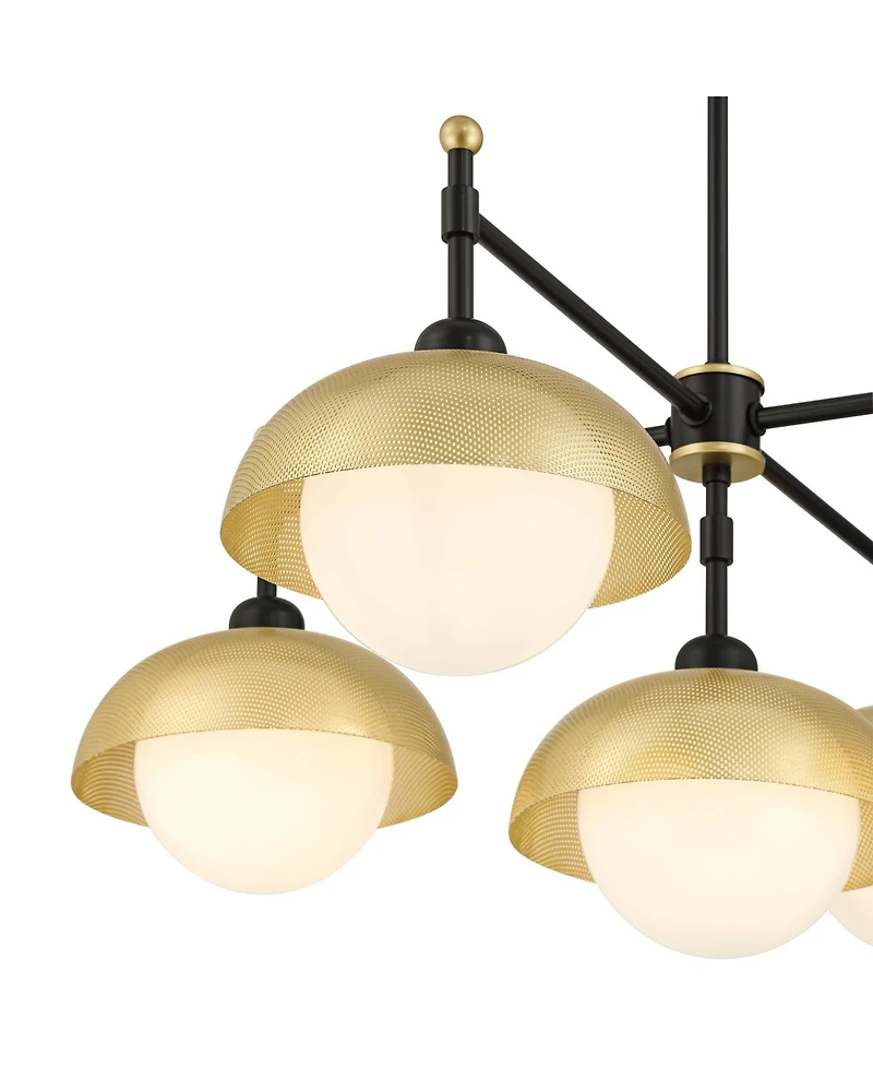 Possini Euro Design Possini Euro Siegel Wide Gold 5-Light Chandelier