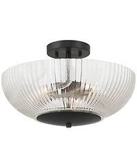 Possini Euro Design Molini 15 Bowl 3-Light Ceiling Light