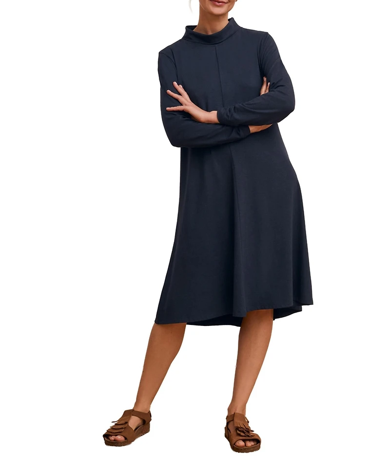Celtic & Co. Women's Roll Neck Jersey Dress