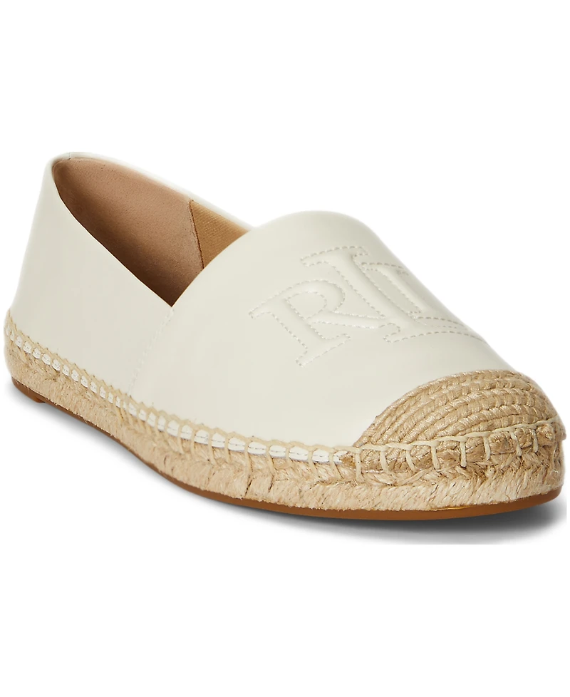 Lauren Ralph Women's Cameryn Nappa Espadrilles Flats