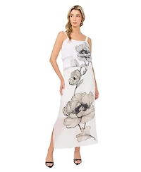 Vince Camuto Women's Printed Layered Maxi Skirt