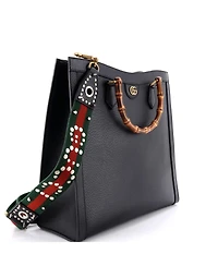 Pre-Owned Gucci Large Diana Nm Bamboo Handle Tote Leather