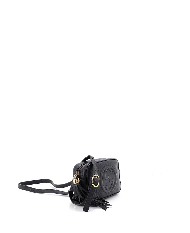 Pre-Owned Gucci Mini Soho Disco Crossbody Bag Leather