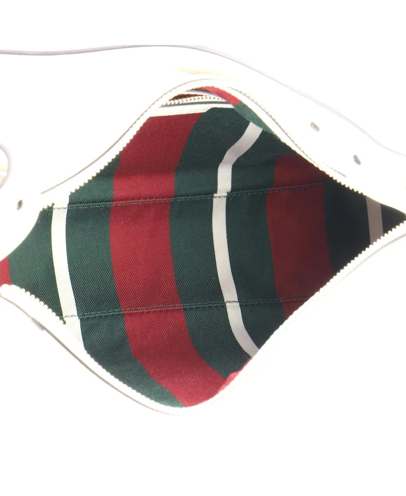 Pre-Owned Gucci Medium Emblem Shoulder Bag Gg Coated Canvas with Leather