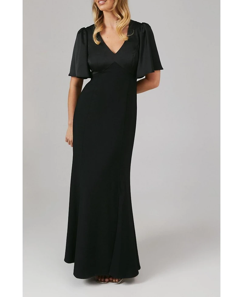 Coast Women's Contrast Satin Bridesmaid Dress