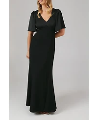 Coast Women's Contrast Satin Bridesmaid Dress