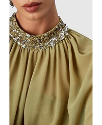 Coast Women's Muse Chiffon Cape Dress