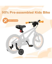 Slickblue Kids Bicycle Sport Bike with Adjustable Seat and Safety Features