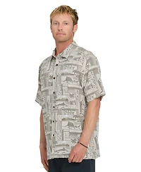 Quiksilver Waterman Men's Short-Sleeve East Cape Shirt