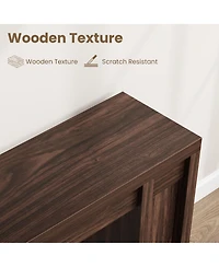 gaomon 70.9" Modern Thick Wood Long Console Table
