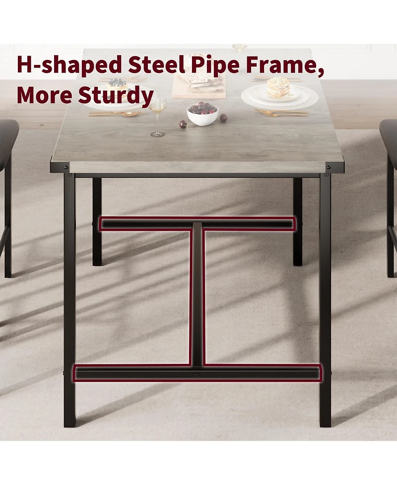 gaomon 3-Piece 2-Person Counter-Height Table Set