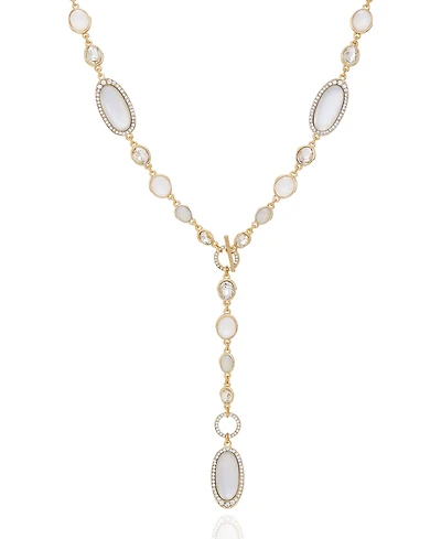 Guess Gold-Tone Toggle Lariat Necklace
