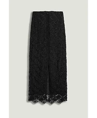 Nocturne Women's Lace Midi Skirt