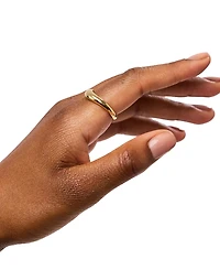 Ana Luisa Stevie Gold-Plated Band Ring