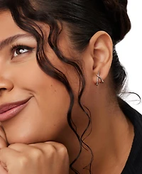 Ana Luisa Sloane Silver Stud Earrings