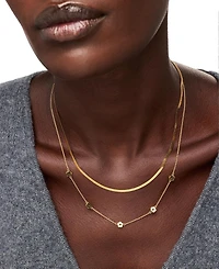 Ana Luisa Rowena Gold-Plated Flower Station Necklace