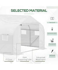 Outsunny 12' x 10' x 7' house Large Portable Walk-in Hot House