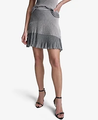 Bcbg Women's Pleated A-Line Mini Skirt