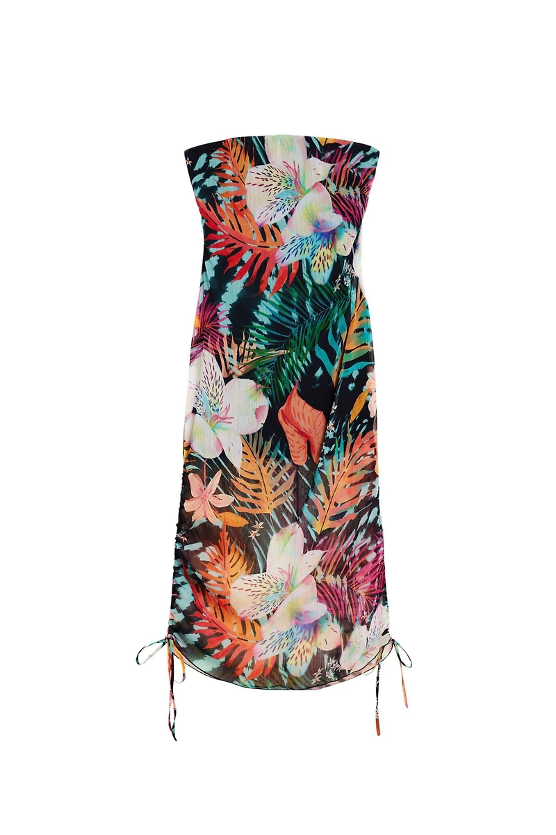 Desigual Women's Tropical Bandeau Dress