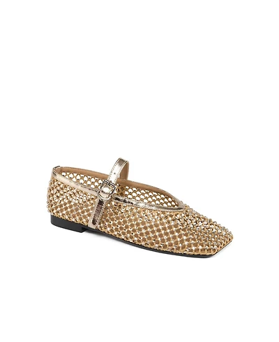 Grace Footwear Christen Netted Leather Mary Jane