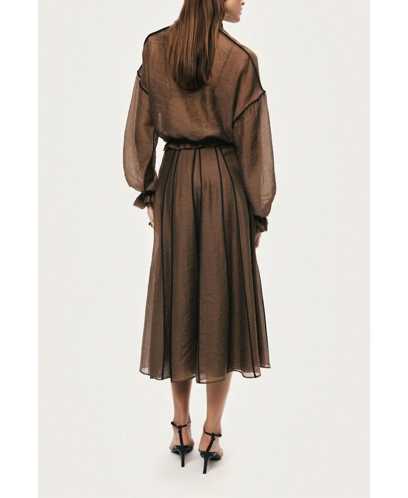 Nocturne Women's Sheer Zip-Front Jacket