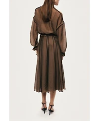 Nocturne Women's Sheer Zip-Front Jacket