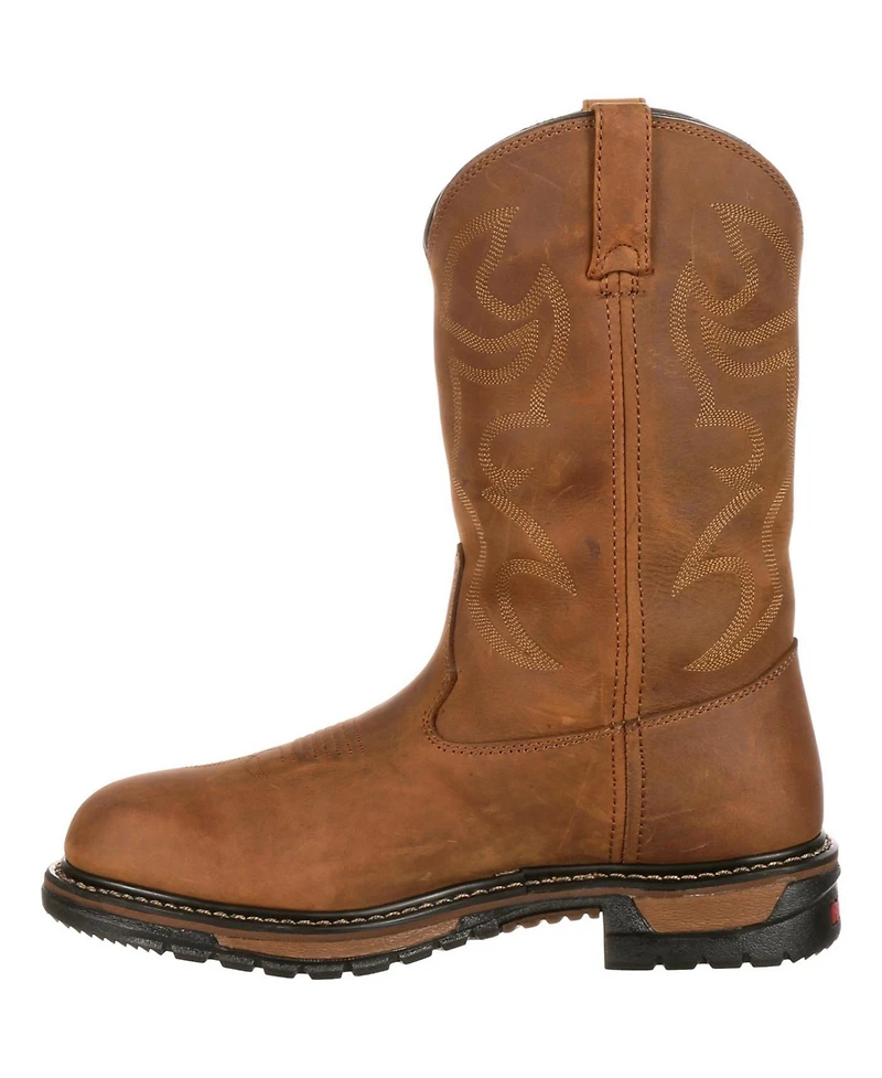 Rocky Men's Original Ride Branson Roper Waterproof Western Boots