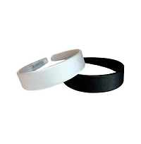 Headbands of Hope Women's Wide Headband Set - Black + White