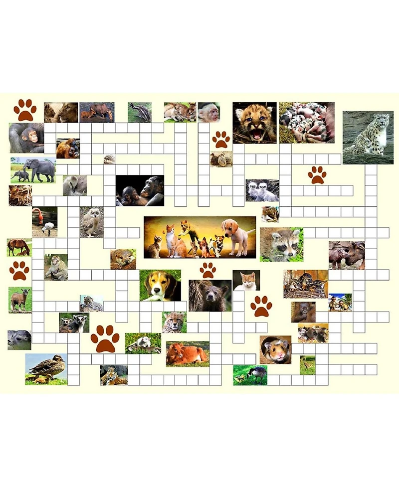 SunsOut Animal Nursery 500 piece Jigsaw Puzzle for Adults Puzzle Combo