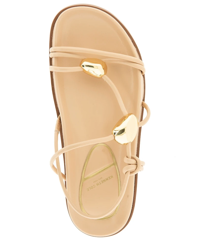 Kenneth Cole New York Women's Vera Round Toe Flat Sandals