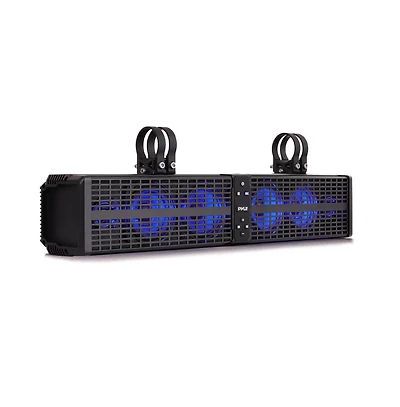 Pyle Powered Soundbar System with Built-in Amplifier and Bluetooth