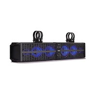 Pyle Powered Soundbar System with Built-in Amplifier and Bluetooth
