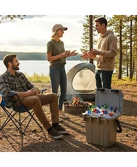 Gouun 21-Quart Injection Molded Hard Cooler with 5-Day Ice Retention