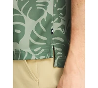 Nautica Men's Short-Sleeve Frond Print Golf Polo Shirt