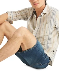 Nautica Men's Long-Sleeve Stripe Shirt