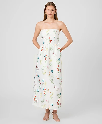 French Connection Women's Strapless Printed Dress
