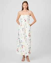 French Connection Women's Strapless Printed Dress