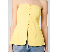 French Connection Women's Harry Suiting Strapless Top